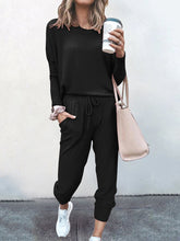 Zweiteilige Outfits mit Pullover, Oberteil und langer Hose